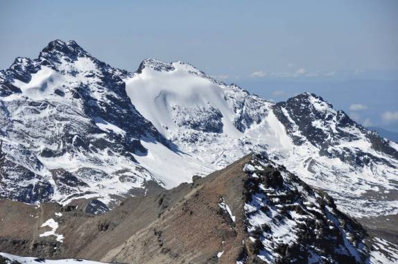 A paisagem grandiosa da região do Chacaltaya, na Bolívia